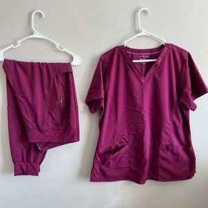 Healing Hands Purple Label Scrub Set XL